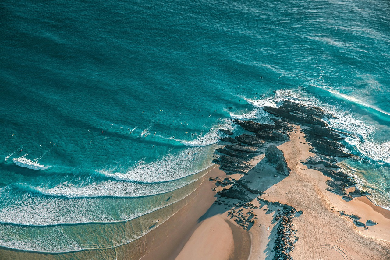 A coastline
