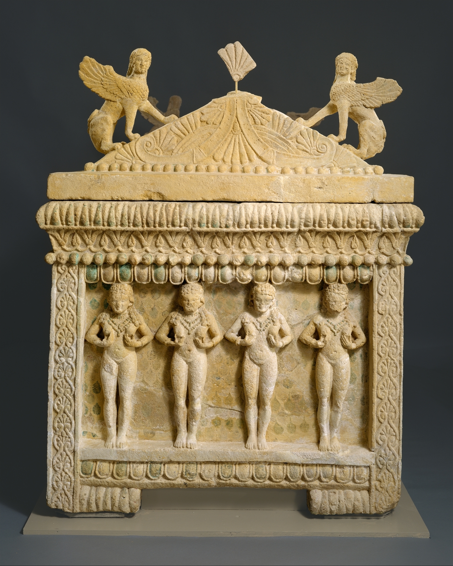 The Amathus limestone sarcophagus at the Metropolitan Museum of Art