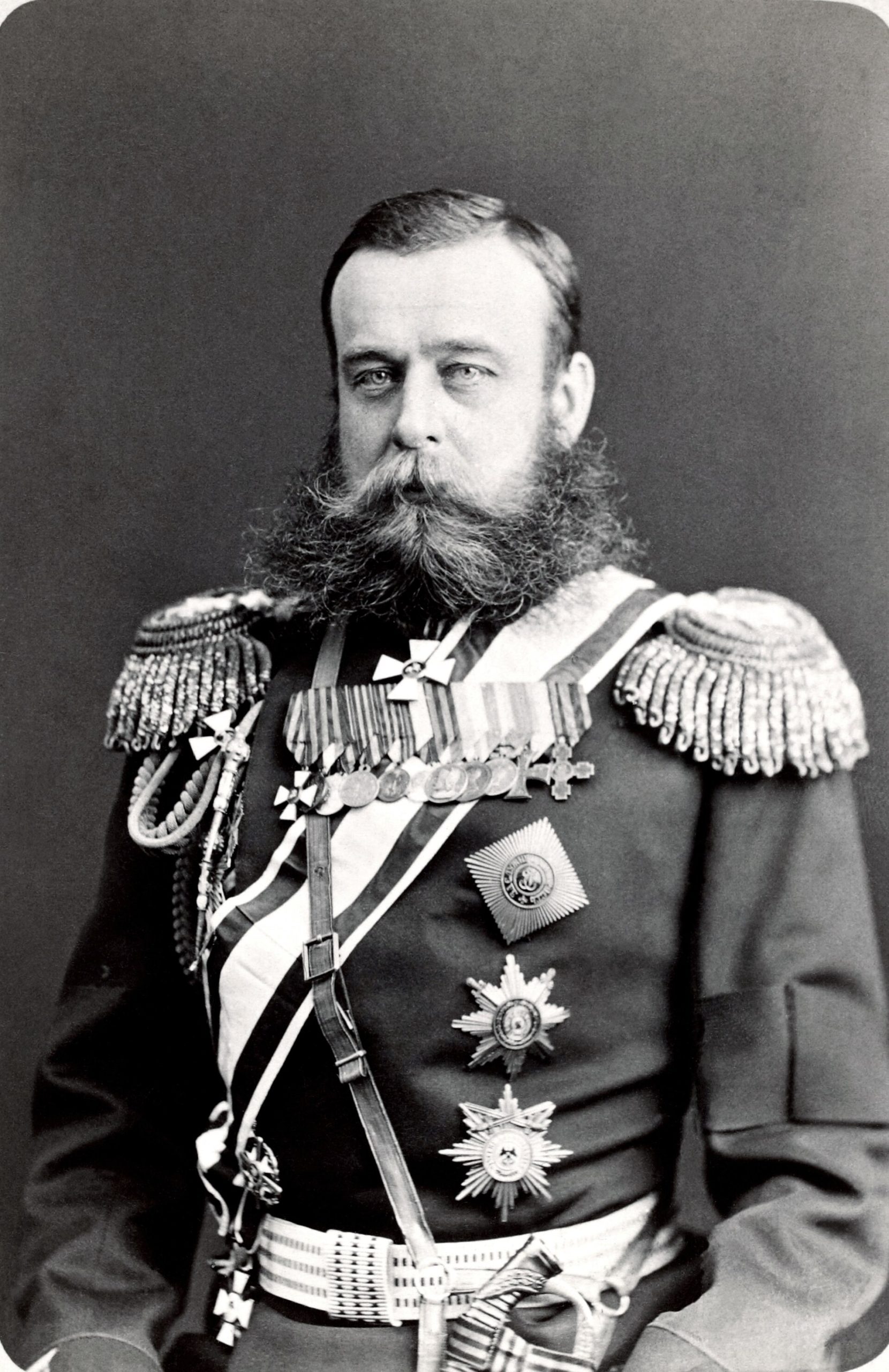 Photographic portrait of General Mikhail Skobelev