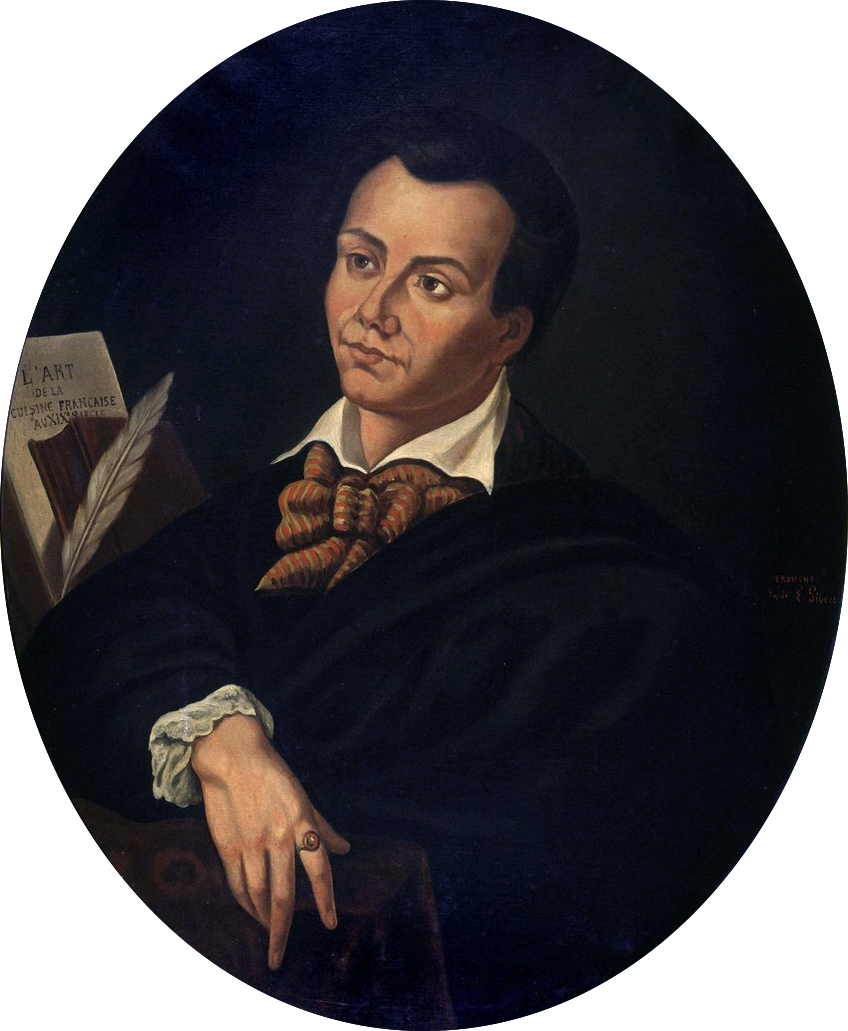 Portrait of the French chef Marie-Antoine Carême
